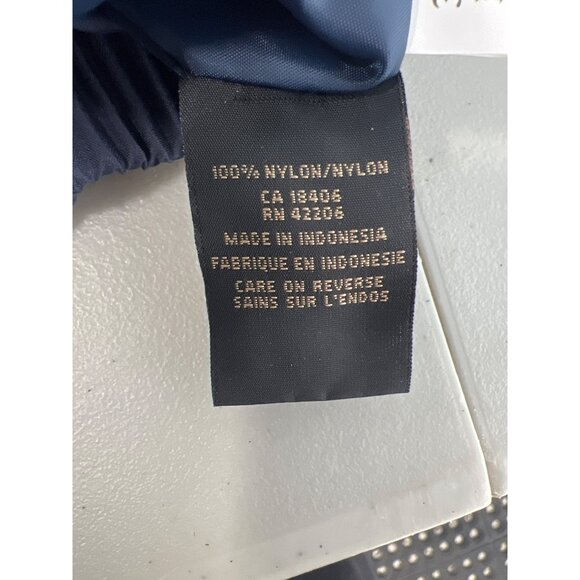 Stormtech WRX-1 Jacket Size Medium Three Star Trucking Bomber Navy/Royal Nylon - Picture 6 of 7